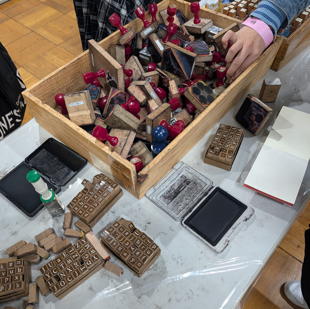 スタンプ押し放題コーナー